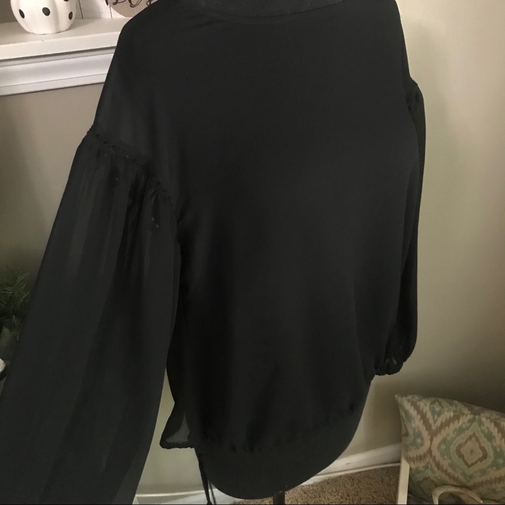 Mossimo Supply Co. Bubble Sleeve Blouse
